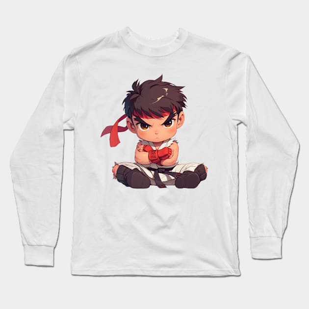 ryu Long Sleeve T-Shirt by StevenBag